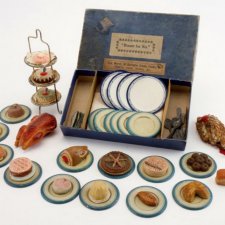 Антикварная кукольная миниатюра. Еда