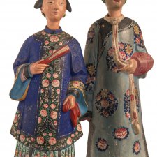 Китайские болванчики, фигурки, качающие головами, XIX век