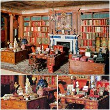 Библиотека в кукольном доме супруги английского короля Георга V, королевы Марии