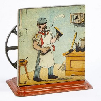 Оживающие картинки - старинные механические игрушки