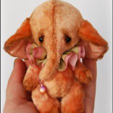 Слоник - выкройка игрушки от Екатерины Беспаловой