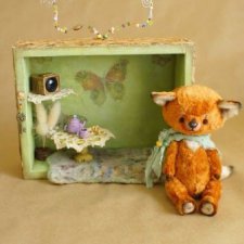 Лисенок с выкройкой - автор игрушки Ирина Воронина