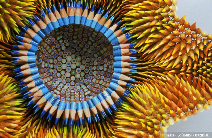 Скульптуры из карандашей художника Дженнифер Маэстре