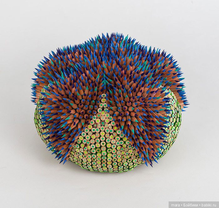 Скульптуры из карандашей художника Дженнифер Маэстре