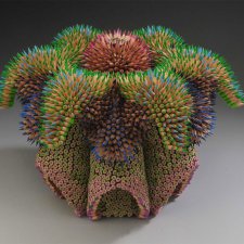 Скульптуры из карандашей художника Дженнифер Маэстре