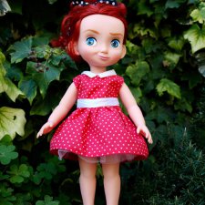 Выкройка платья для Дисней Аниматор