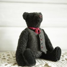 Выкройка винтажного мишки тедди Ричарда