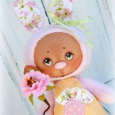 Выкройка игрушки зайки