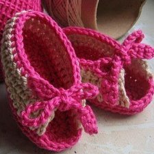Пинетки-сандалики крючком, схема