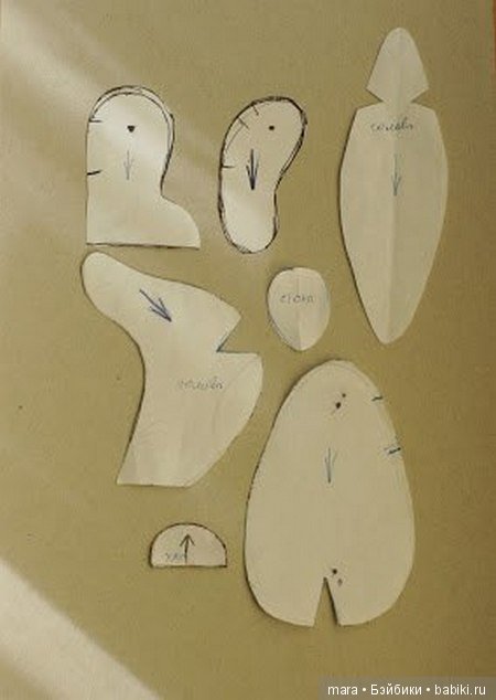 Выкройка игрушки, Тедди Долл (фото 2)