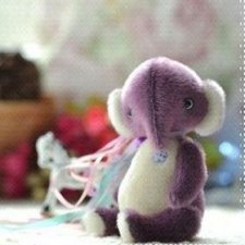 Слоненок - Выкройка игрушки Олеся Геркель