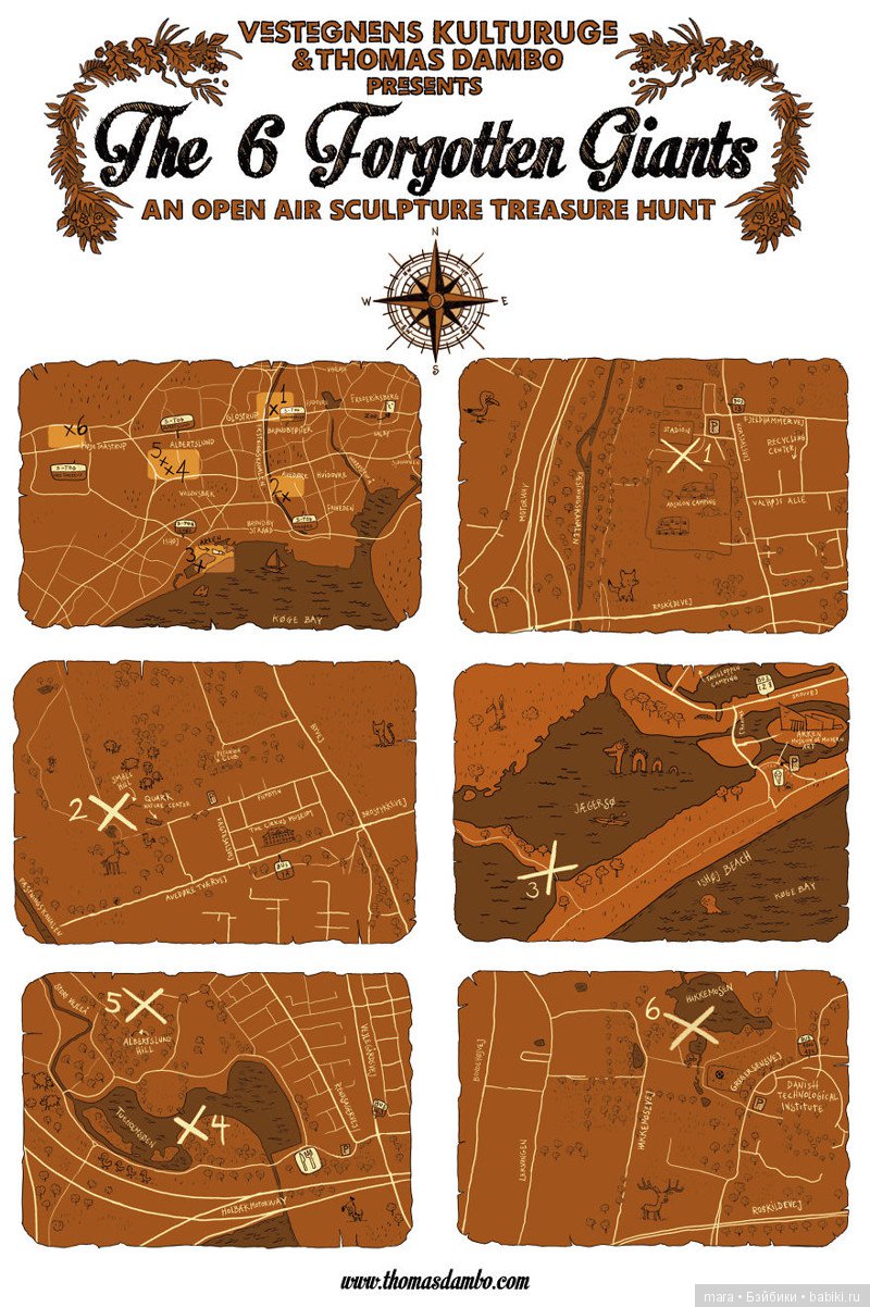 Художник прячет деревянных гигантов в парках Капенгагена