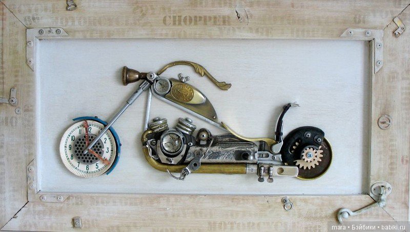 Скульптуры из мусора в стиде стимпанк