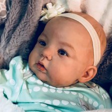 Первый молд 2018 года от Laura Tuzio Ross, портретная малышка Abigail