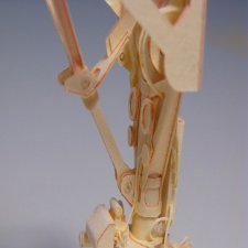 Бумажная репродукция самолета Boeing 777 в масштабе 1:60