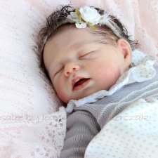 Силиконовая малышка реборн Rosalee от скульптора Joanna Kazmierczak