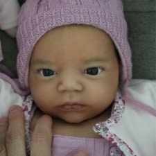 Realborn Johannah awake by Bountiful Baby, автор прототипа Marie Metayer