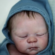 Realborn Michael asleep by Bountiful Baby, автор прототипа Jacqueline Kramer