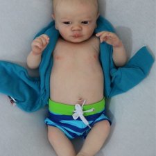 Realborn Christopher Awake for Bountiful baby, автор прототипа Marie Metayer