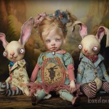 Kardenchiki art dolls. Фото автора  Куклы на выставку "Салон кукол 2021"