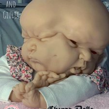 Молд для куклы реборн Gianna & Giulia Painted by Vincenzina Caré