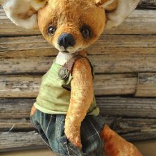 Лисичка, автор выкройки игрушки Ольга Воропаева