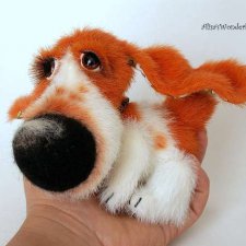 Щенок бассет - выкройка игрушки Алисы Шангиной