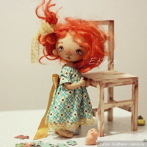 Выкройка текстильной куклы Елены Керп