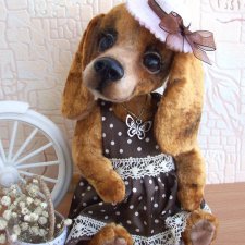 Выкройка игрушки таксы от Светланы Макаровой