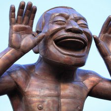 Лабиринт смеха, произведения скульптур