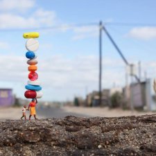 Живые картины из разных уголков мира. Slinkachu