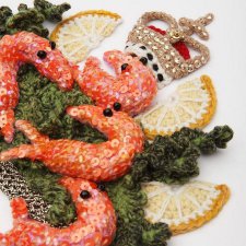 Почти съедобные блюда крючком от художницы Кейт Дженкинс