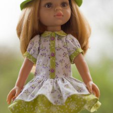 Платье "Сонет" с выкройкой для кукол Паола Рейна