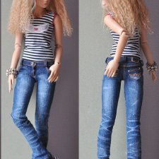 Выкройка джинс для Narae 43