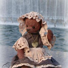 Мишка тедди  с выкройкой Татьяны Лисевич