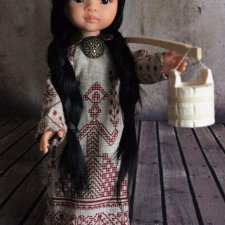 Выкройка удлиненного платья для куклы Паола Рейна от Марины Быковой