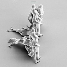 Нано-скульптуры Jonty Hurwitz. Самые микроскопические люди в мире