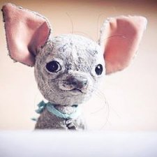 Собачка Чихашка с выкройкой - автор Татьяна Колокольникова