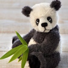 Выкройка панды Тедди, автор Моника Шляйх