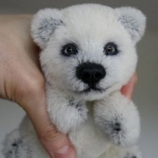 Мишка Комочек с выкройкой, автор Веро Хек