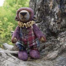 Выкройка радужного мишки, автор игрушки Наталья Волошина