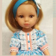 Выкройка платья для кукол Паола Рейна от Анны Алисиной