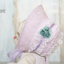Весенняя шляпка для кукол и авторских игрушек от Ксении Мороз