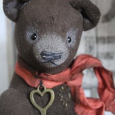 Винтажный мишка Тедди с элементами стимпанк от мастерской Маришка-Мастеришка