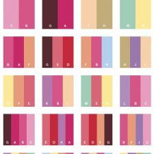 Различные сочетания цветов