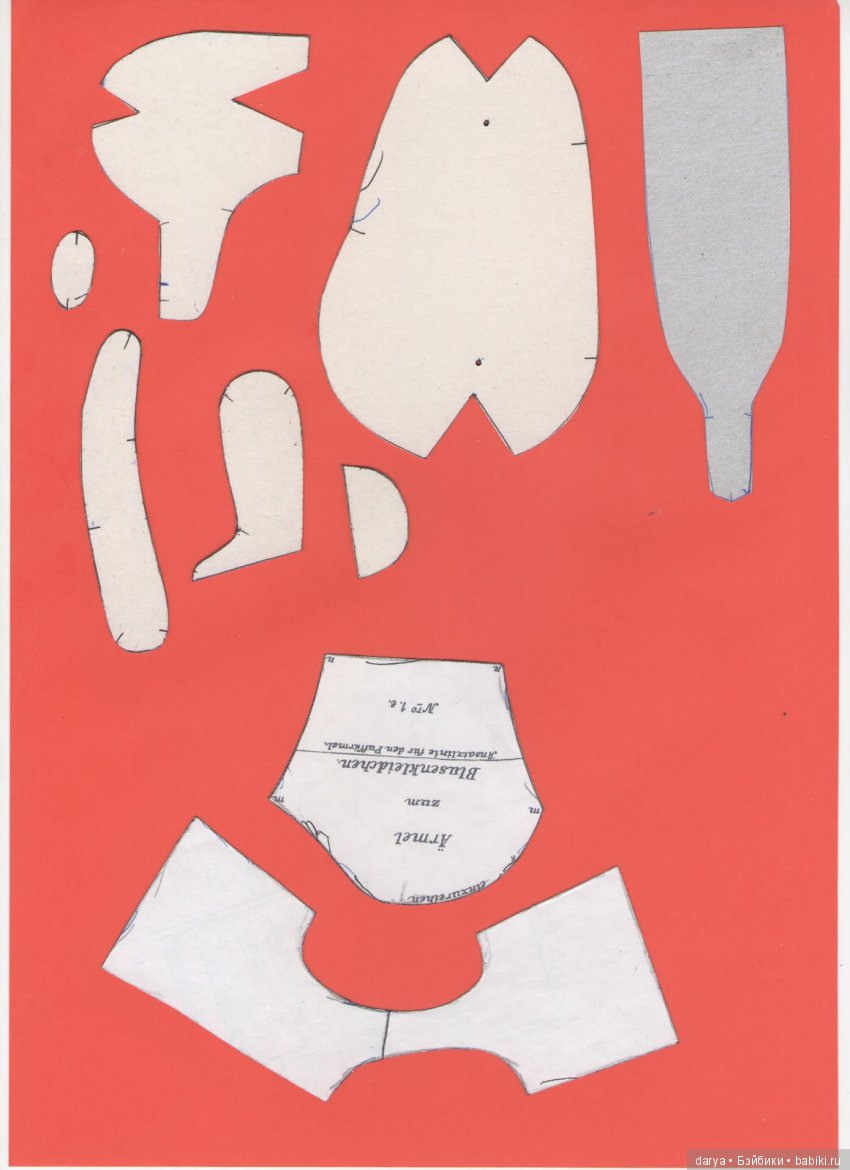 Медведь фантазийный, выкройка мишки тедди Светланы Чернюк (фото 2)