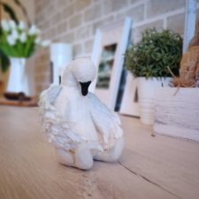 Лебедь. Выкройка игрушки от Татьяны Пименовой