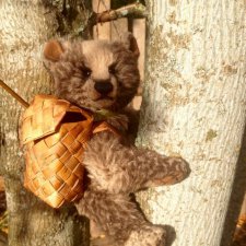 Надежда Федорова дарит выкройку осеннего мишки Тедди