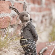 Заяц тедди Сеня с выкройкой, автор Ольга Галицкая