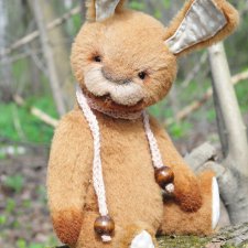 Заяц тедди с выкройкой, автор Марина Векшина